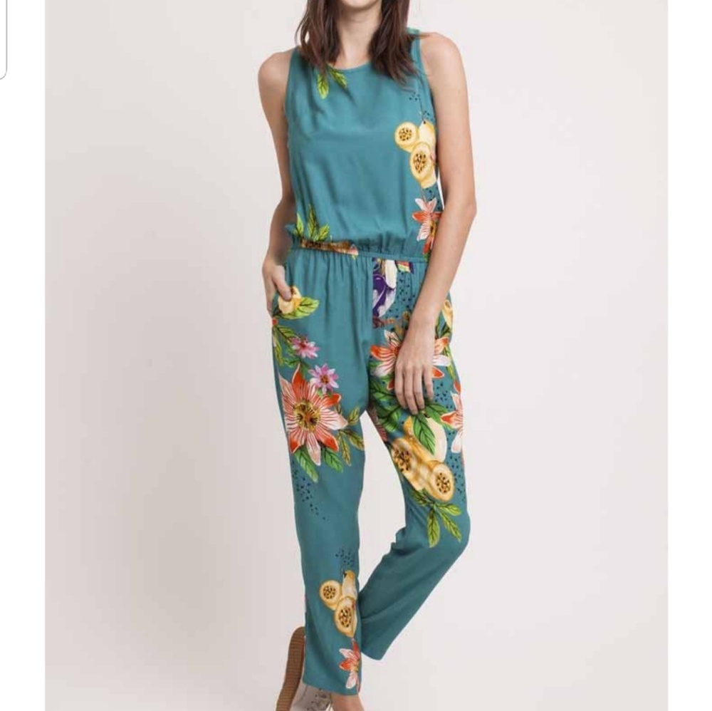 Cool Teal Jumpsuit